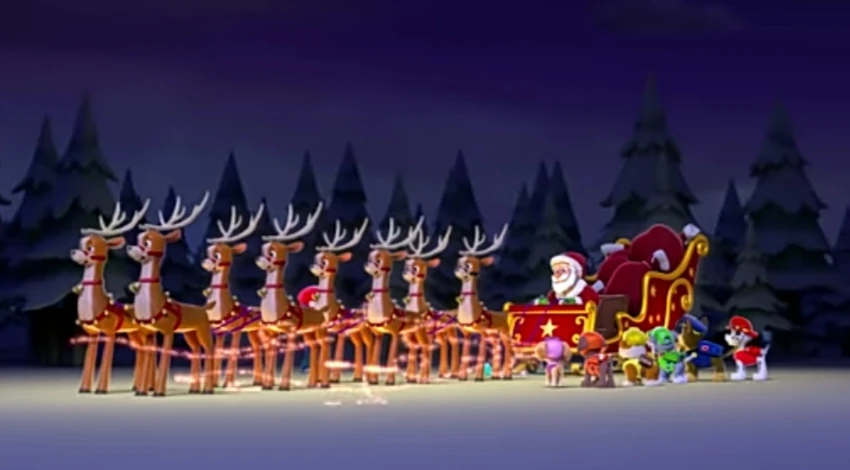 Bild von Santa Claus' reindeer